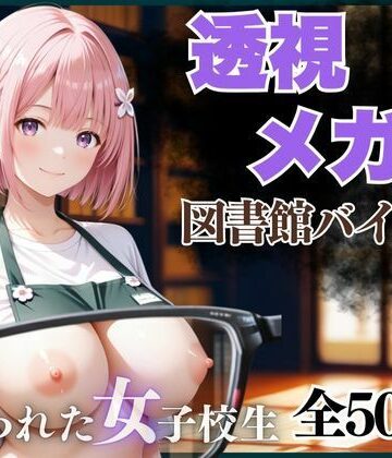 透視メガネ 図書館バイト編❤AIアーカイブ【イラスト・CG集】★5.00